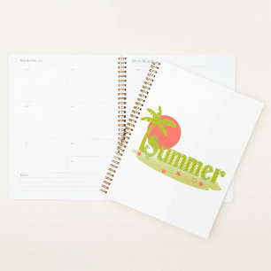 Agenda Palm Tree Summer com Sun e Beach