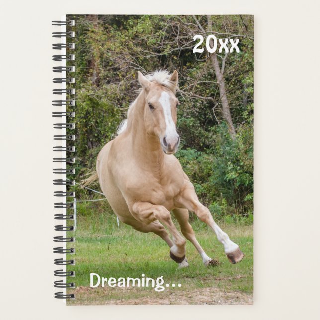 Agenda Palomino Horse Planeador Mensal (Frente)
