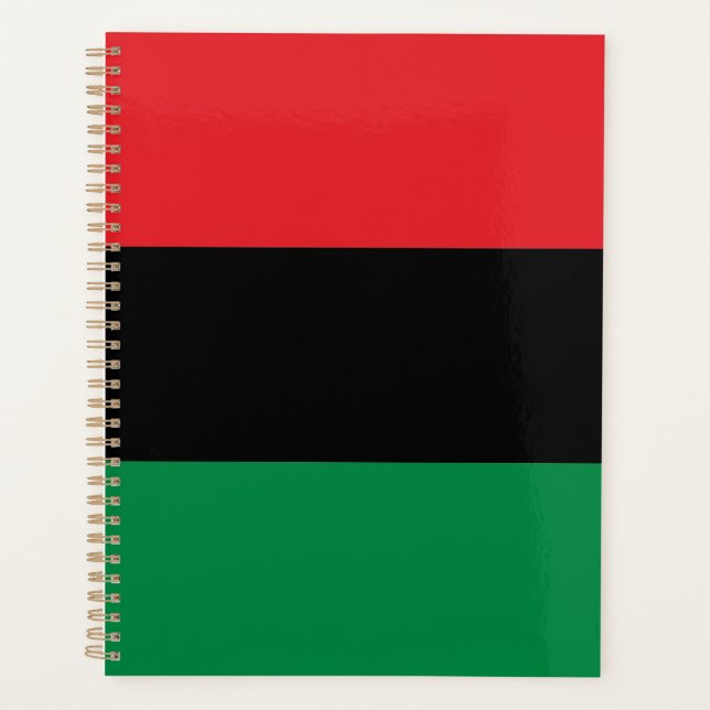 Agenda Pan African UNIA Kwanzaa bandeira moderna (Frente)
