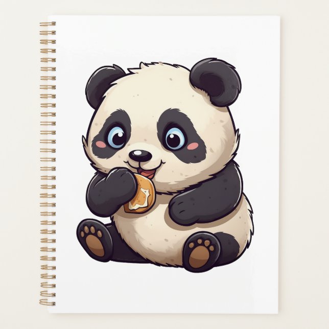 Agenda Panda comendo um biscoito (Frente)