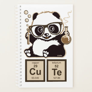 Agenda Panda de química descobriu fofo