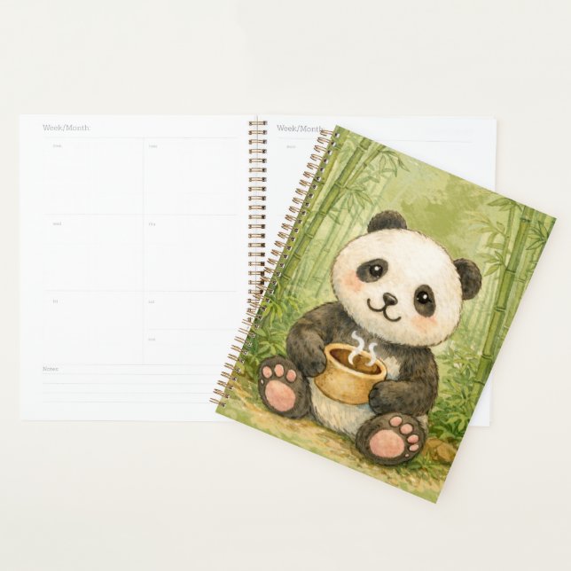Agenda Panda fofo (Exibição)