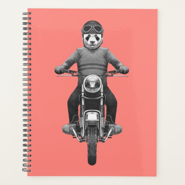 Agenda Panda Motorcyle Rider (Frente)
