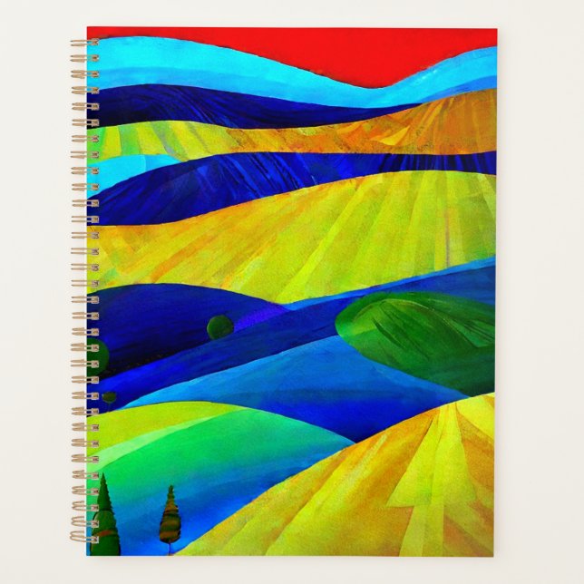Agenda Panorama Colinas Rainbow Fantasy (Frente)