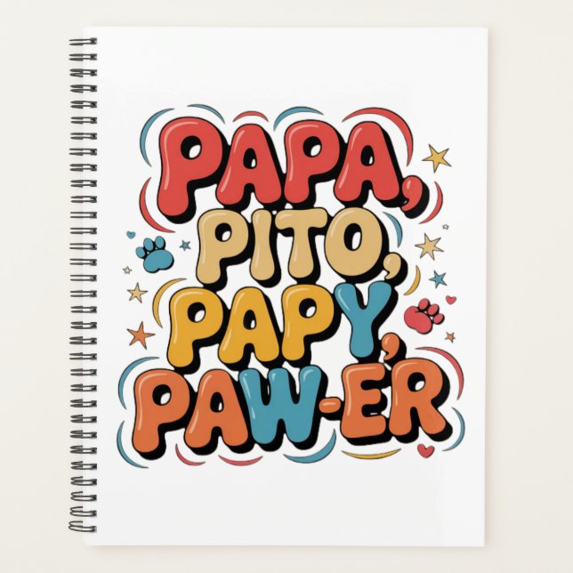 Agenda Papa Pito Pappy Pawer (Frente)