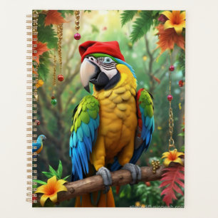 Agenda Papagaio De Natal Como Papai Noel-76349