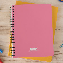 Agenda Papel de Carta Pessoal - Bubblegum Pink Semanal