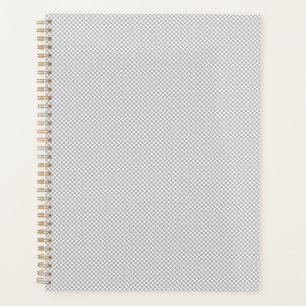 Agenda Papel de Presente Cinza com Padrão de Natal Modern