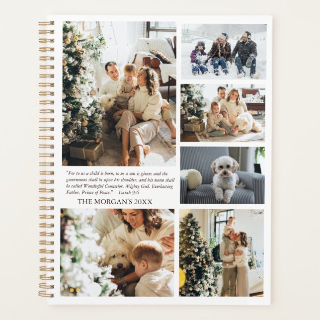 Agenda Para nós, uma Criança é a Bíblia da Família Nascer (Frente)