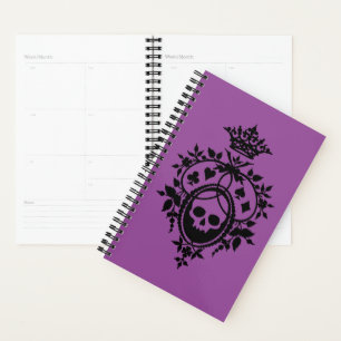 Agenda Parada Roxa com Planner de Cabeça e Cartuchos
