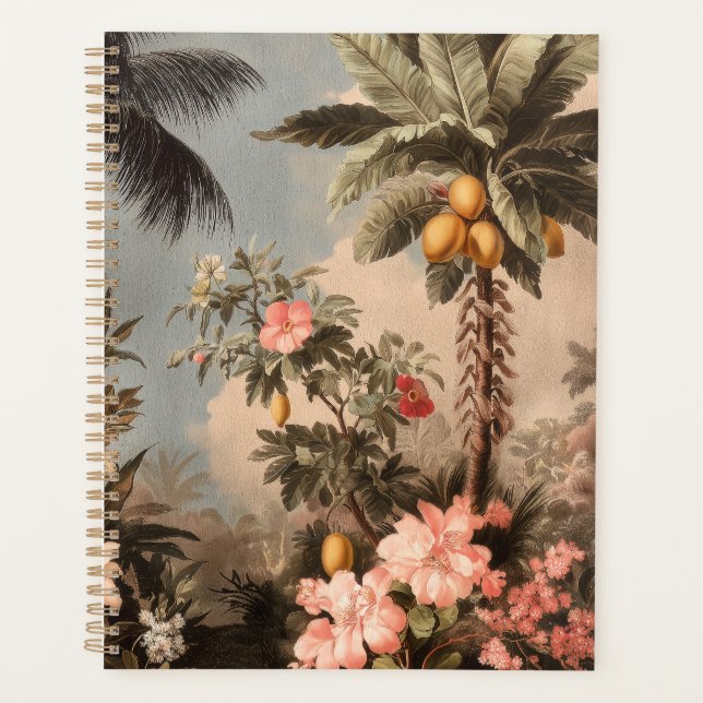 Agenda Paraíso Tropical com Palmeiras (Frente)