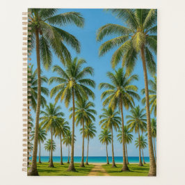 Agenda Paraíso Tropical do Oceano Azul Vibrante
