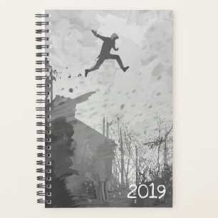 Agenda Parkour Urban Free Runling Freestyling Black White