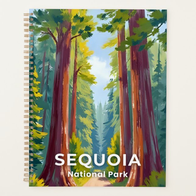 Agenda Parque Nacional de Sequoia | Arte da Califórnia (Frente)