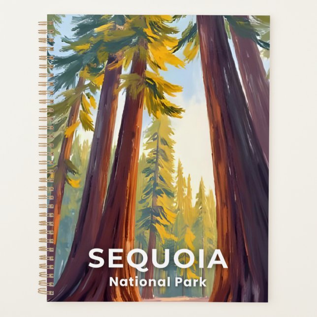 Agenda Parque Nacional Sequoia | Arte da Califórnia (Frente)