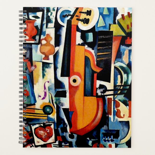 Agenda Parto de Viola Bom Menage, Cubismo, (Frente)