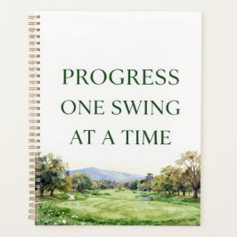 Agenda Pasta de Arquivos de Aquarela de Golfe 