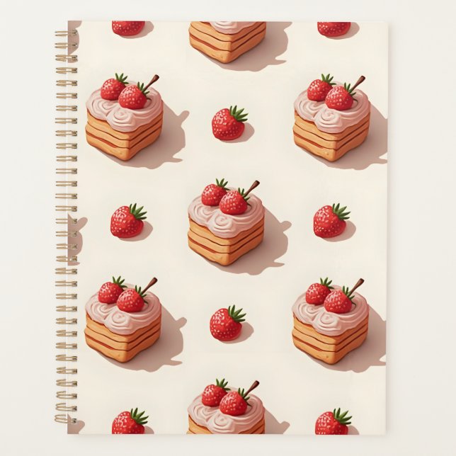 Agenda Pastas de morango (Frente)