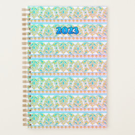 Agenda Pastel Embroidery Beltily Boho 2023 Planner