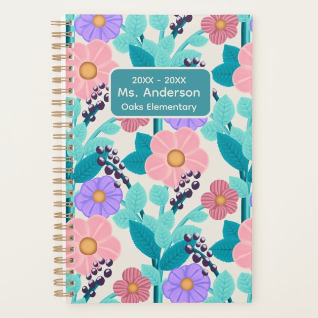 Agenda Pastel Personalizado Escolar (Frente)