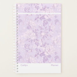 Agenda Pastel Purple Floral Small Planner