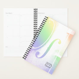 Agenda Pastel Rainbow Violin