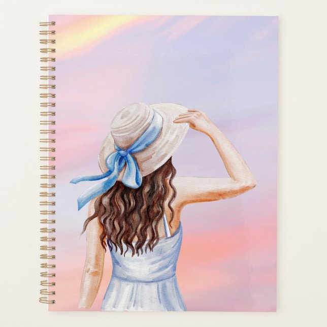 Agenda Pastel Whimsical Woman Digital Art (Frente)