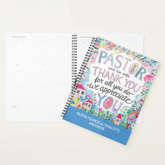 Agenda ✝️ Pastor e Pastor: Nomes de presentes de apreciaç (Exibição)