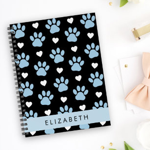 Agenda Patas-Cães, Patas Azuis, Corações Brancos, Seu Nom