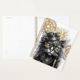 Agenda Patas Espirituosas O Gato Steampunk Funky