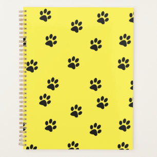 Agenda Patas pretas amarelas do gato