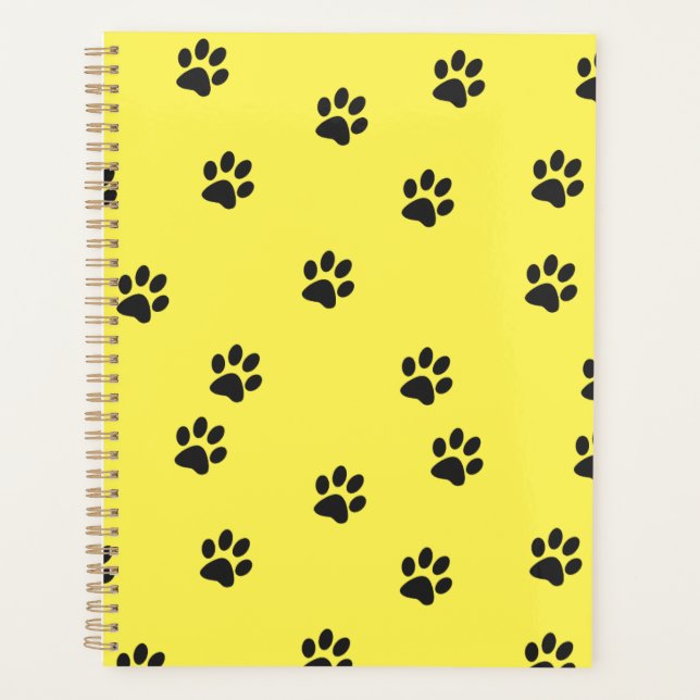 Agenda Patas pretas amarelas do gato (Frente)