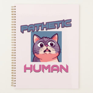 Agenda Patético Humano - Design de Gato Engraçado