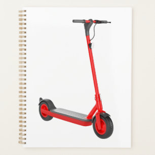 Agenda Patinete elétrico vermelho