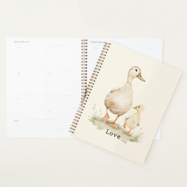Agenda Patos Bebês de Mãe Amarela (Exibição)