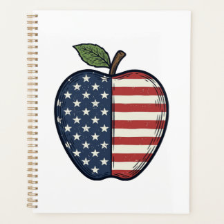 Agenda Patriotic Apple Vintage Engraving Vector Design_1