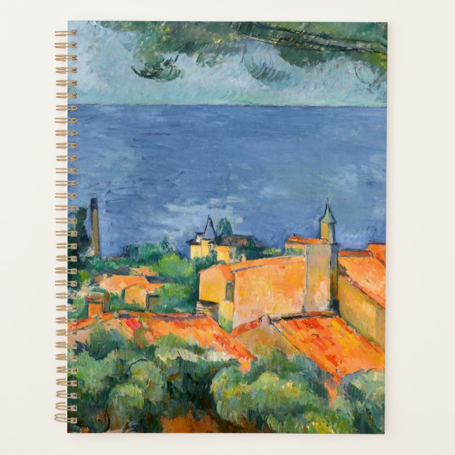 Agenda Paul Cezanne - Estaque com Telhados Vermelhos (Frente)