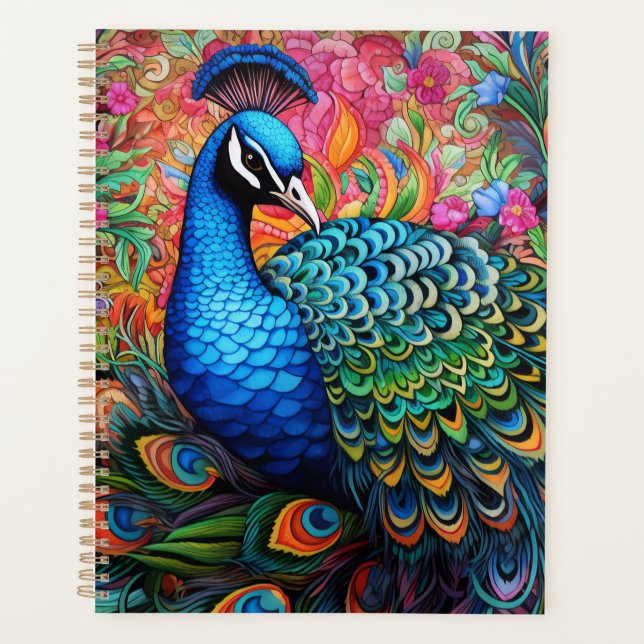 Agenda Pavão com Flores (Frente)