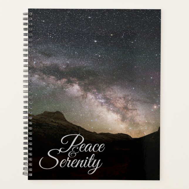 Agenda Peace & Serenity Mountain Night Sky (Frente)