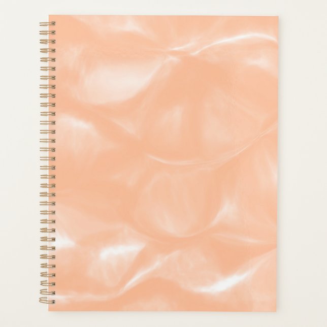 Agenda Peach Fuzz Color Watercolor Abstrato Blur Patterno (Frente)
