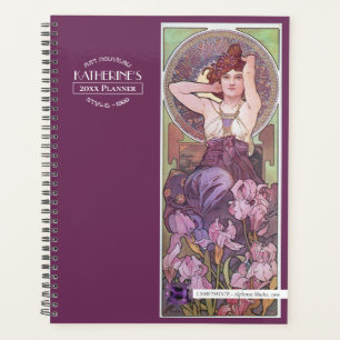 Agenda Pedras preciosas de Mucha Ametist