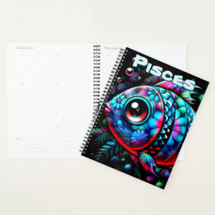 Agenda Peixes De Peixes De Olhos Grandes Personalizados
