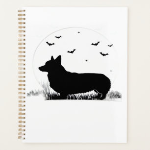 Agenda Pembroke Welsh Corgi Cachorro ? Silhueta da Lua de