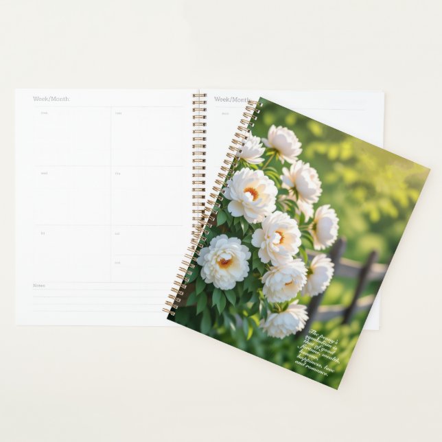 Agenda Peony Symbolism Calendar (Exibição)