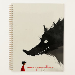 Agenda Pequeno Red Riding Hoos e o lobo Mau