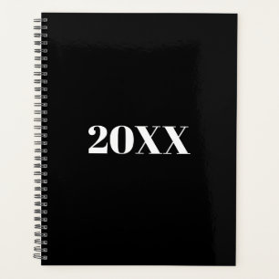 Agenda Personalidade minimalista da tipografia moderna br