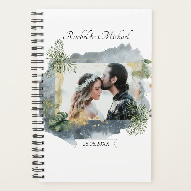 Agenda Personalisierbarer Foto Hochzeit (Frente)