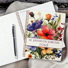 Agenda Personalização de Buquê de flor selvagem