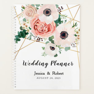 Agenda Personalização do Casamento das Flores de Coral