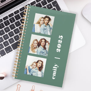 Agenda Personalizado 3-Foto Eucalipto Verde 2025